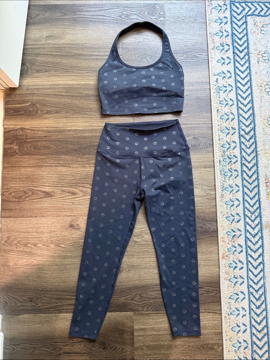 Beyond Yoga Pants - Beyond Yoga Smiley Face Navy Set